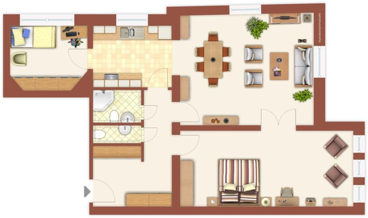 Apartment Berringer, Leuchtfeuer, Direkt An Der Promenade *